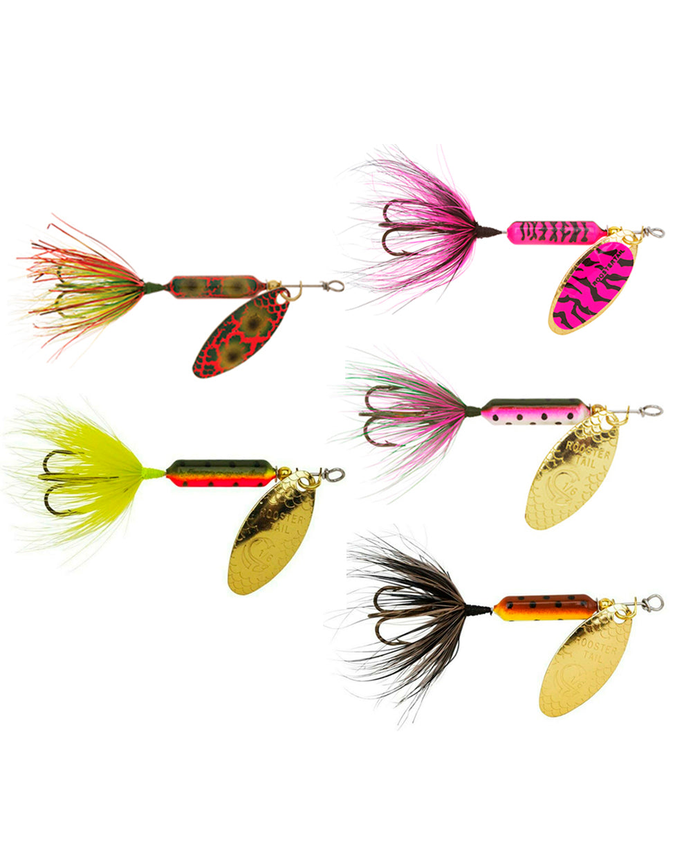 Rooster Tail Spinners Trout Lures 1/8oz