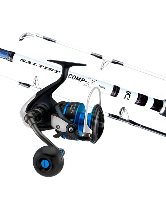 Daiwa Saltist Comp-X Boat Fishing Rod & Real Combo